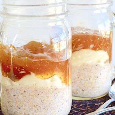 Mascarpone Fig Overnight Oats Recipe | SideChef