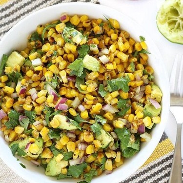 Warm Corn And Avocado Salad Recipe | SideChef
