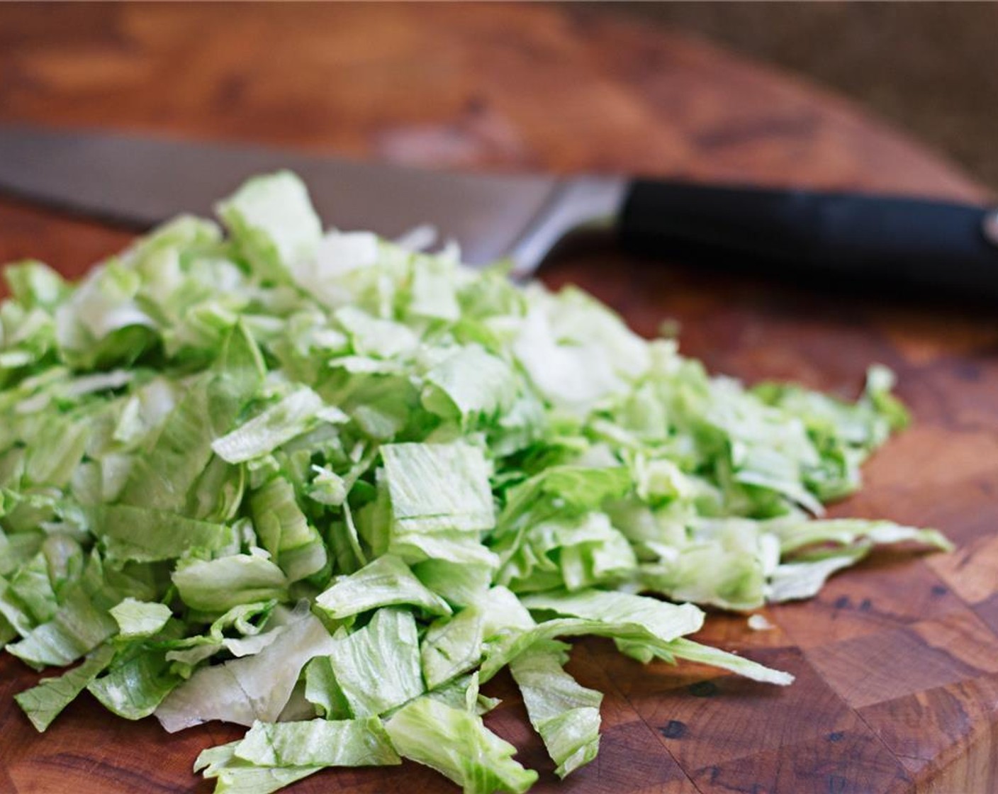 step 4 Wash and shred the Iceberg Lettuce (1/2 head).