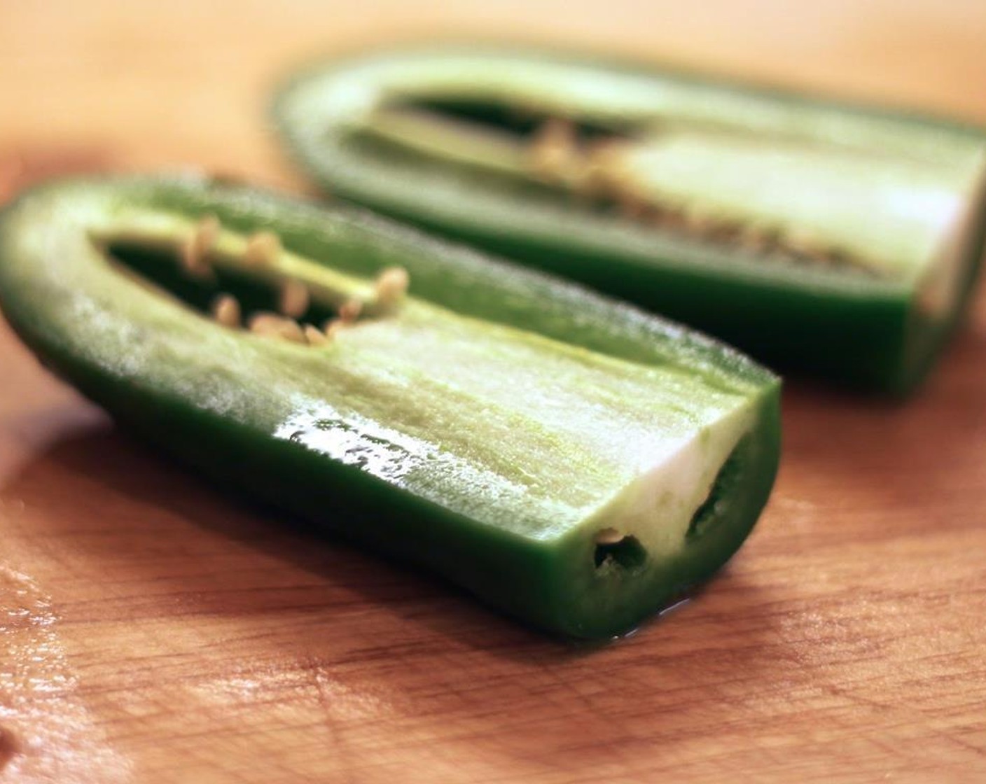 step 2 Dice the Jalapeño Pepper (1) and remove the white pith and seeds.