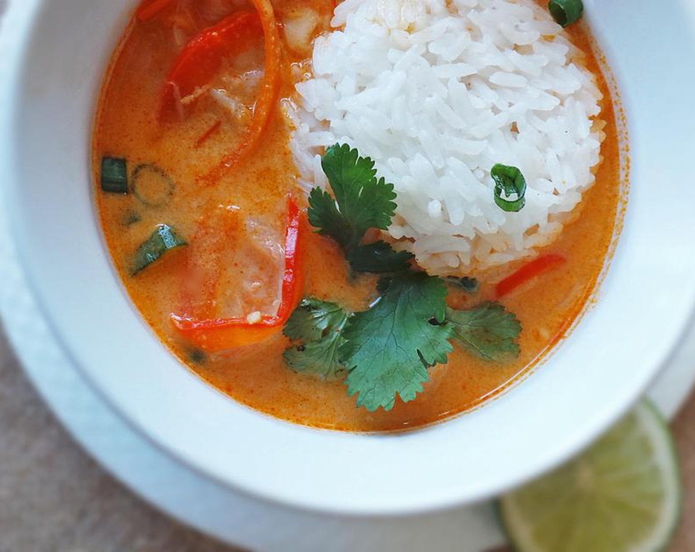 Light Thai Red Curry Soup
