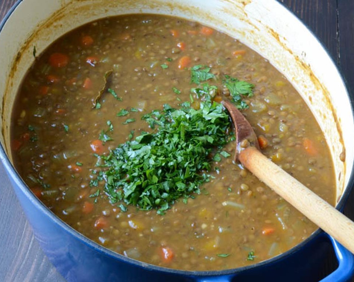 step 8 Stir in the Fresh Parsley (1/4 cup). Taste and adjust seasonings.