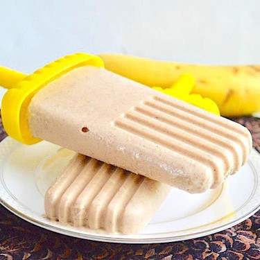 Banana Almond Butter Popsicles Recipe | SideChef