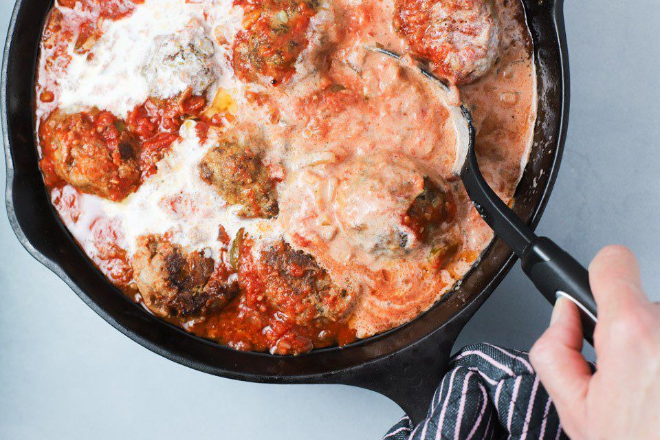 Meatballs in TomatoCream Sauce Recipe SideChef