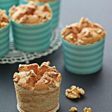 Walnut Honey Chiffon Cupcakes Recipe | SideChef