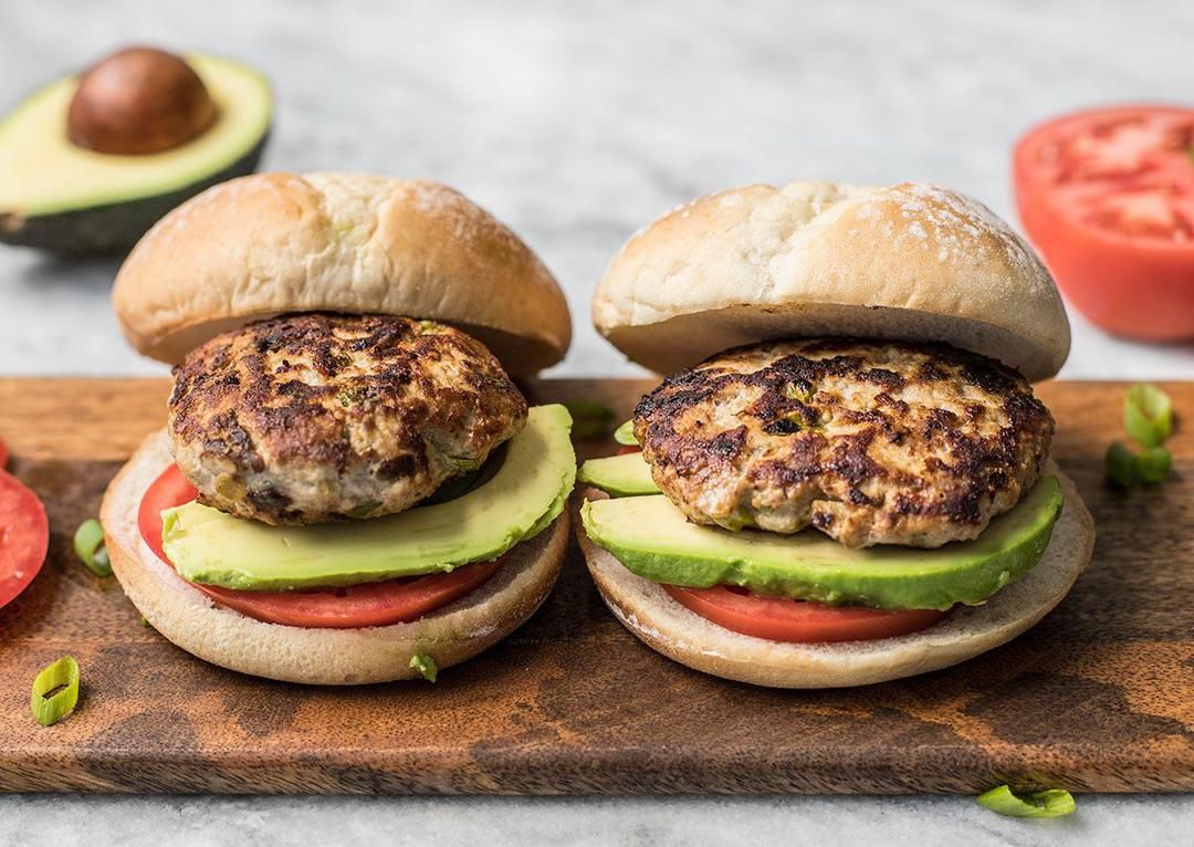 Green Chile Turkey Burgers Recipe SideChef