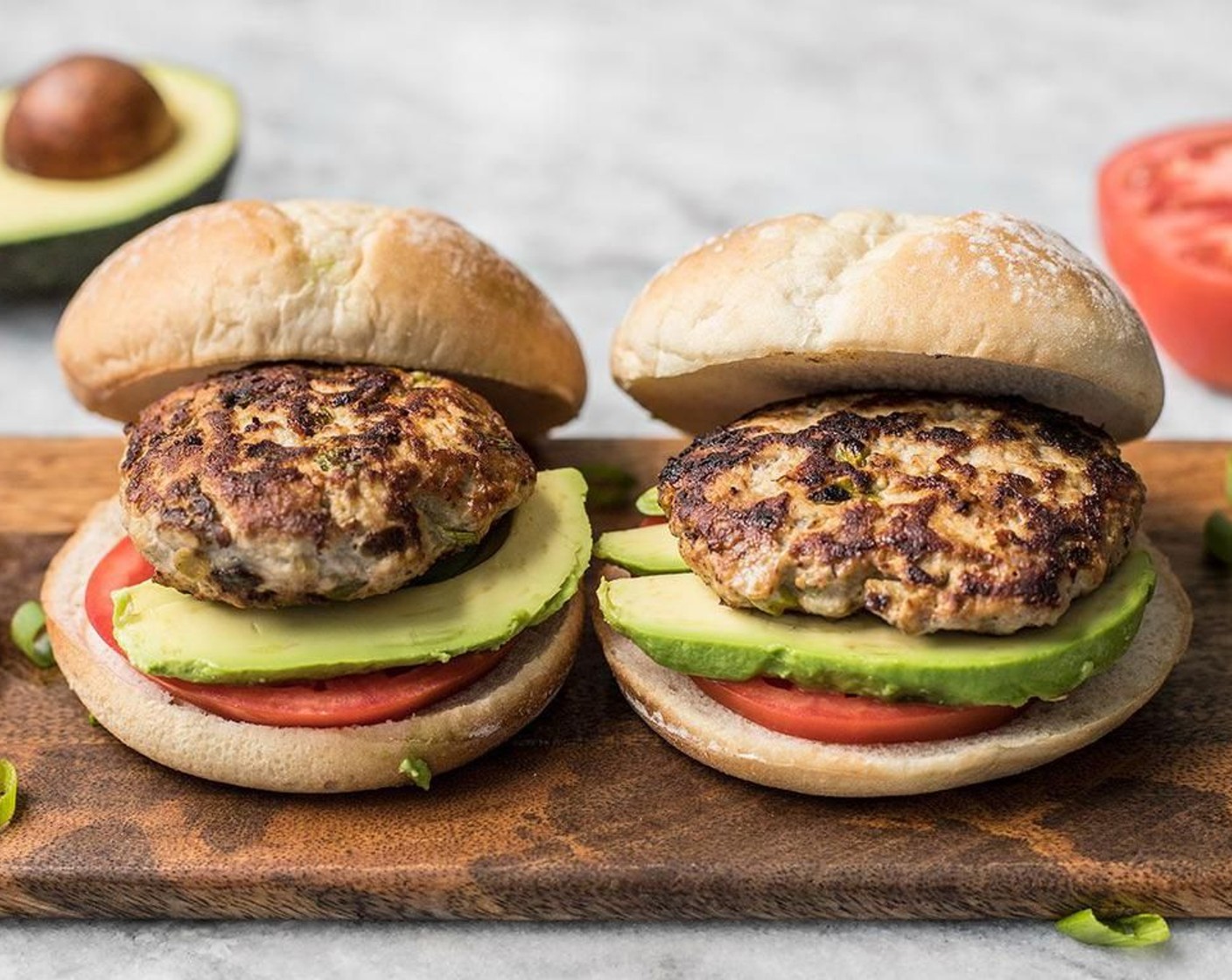 Green Chile Turkey Burgers