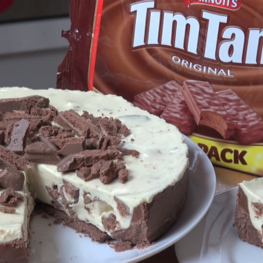 No Bake Tim Tam Cheesecake Recipe | SideChef