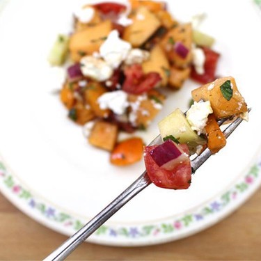 Melon and Feta Salad Recipe | SideChef