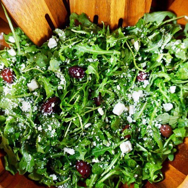 Arugula Salad with Feta and Olives Recipe | SideChef