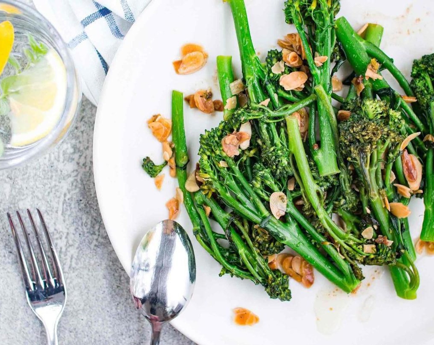 Tenderstem Broccoli with Garlic & Almond