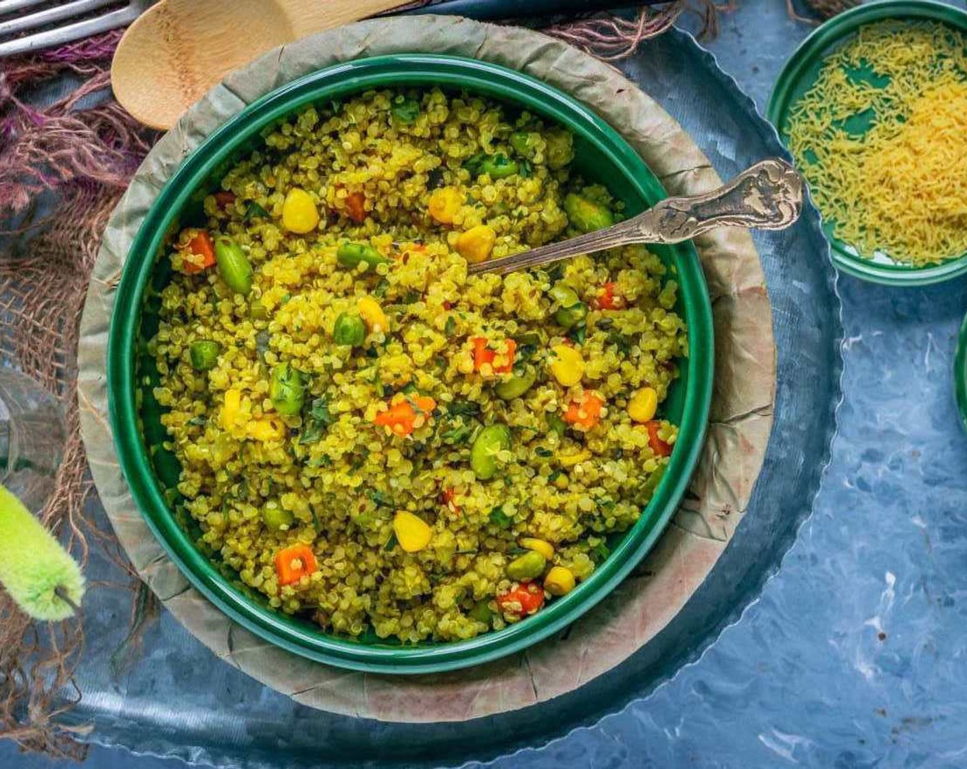 Vegetable Quinoa Upma Recipe SideChef