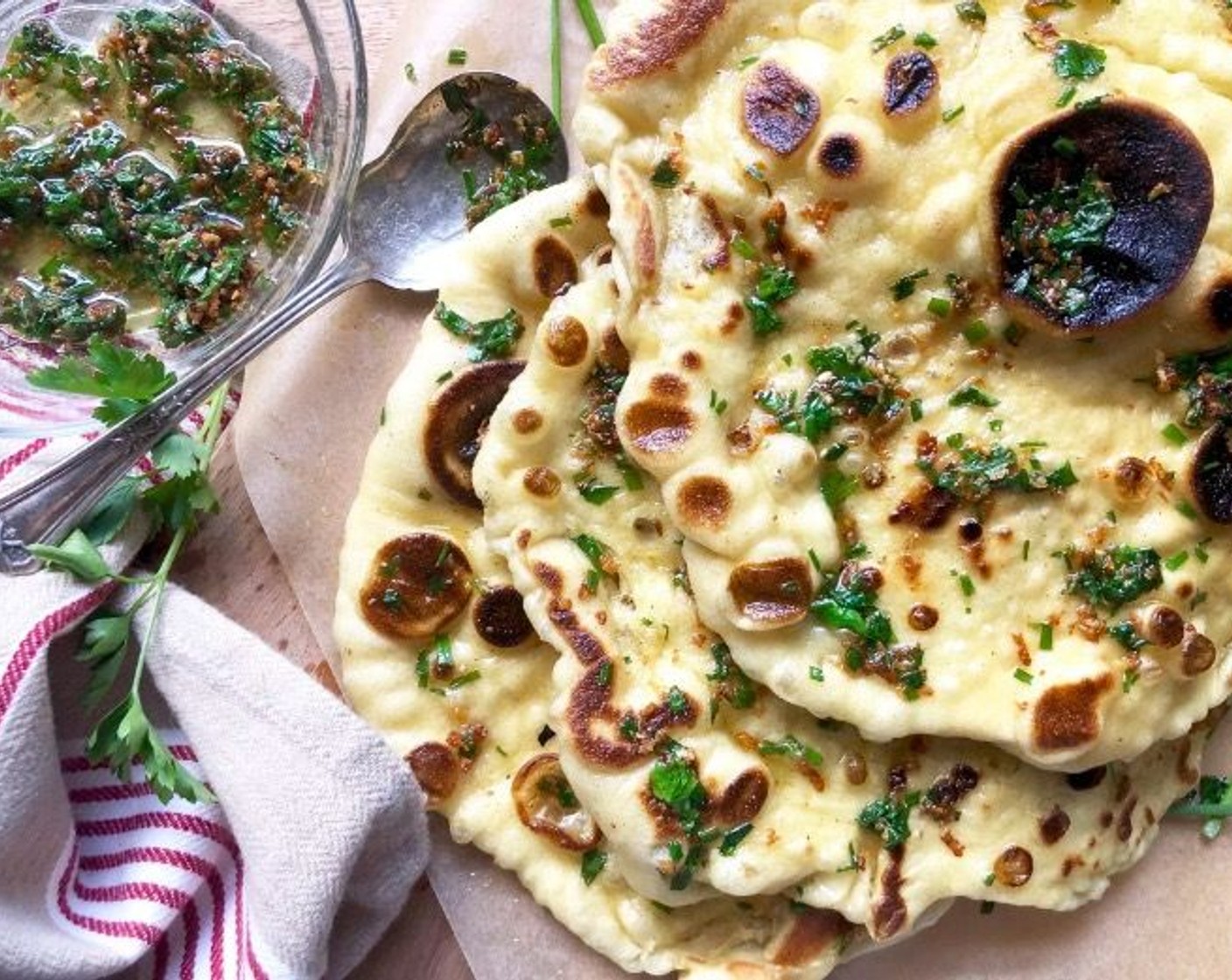 Tieghan’s Herbed Garlic Butter Naan