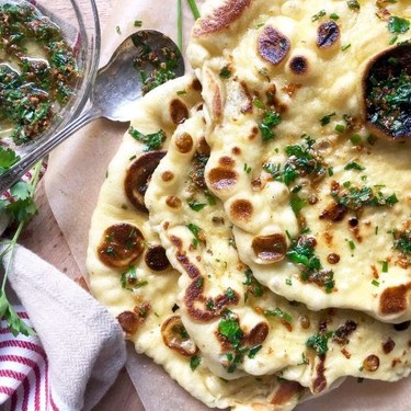Tieghan’s Herbed Garlic Butter Naan Recipe | SideChef