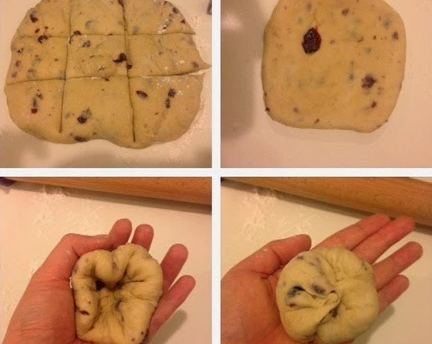 step 7 Once your bread maker finishes the dough process, poke a hole into the dough. If it doesn't bounce back, your dough is finished.