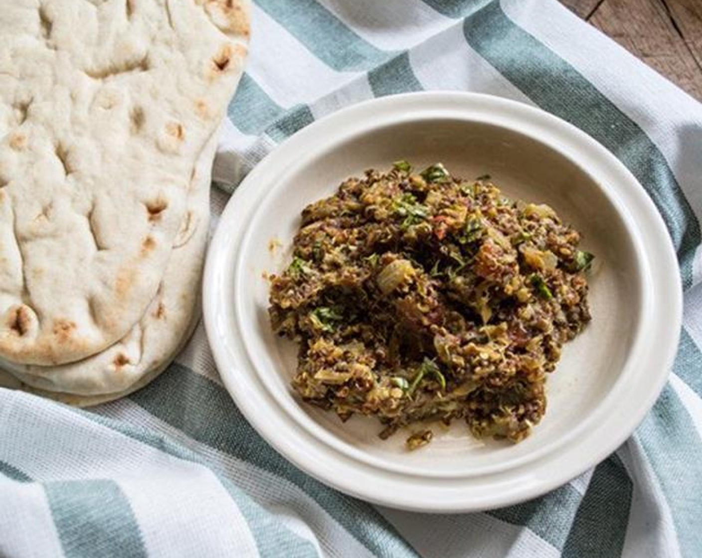 Eggplant and Quinoa Indian Fare