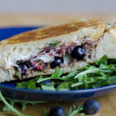 Blueberry Balsamic Grilled Cheese Recipe | SideChef