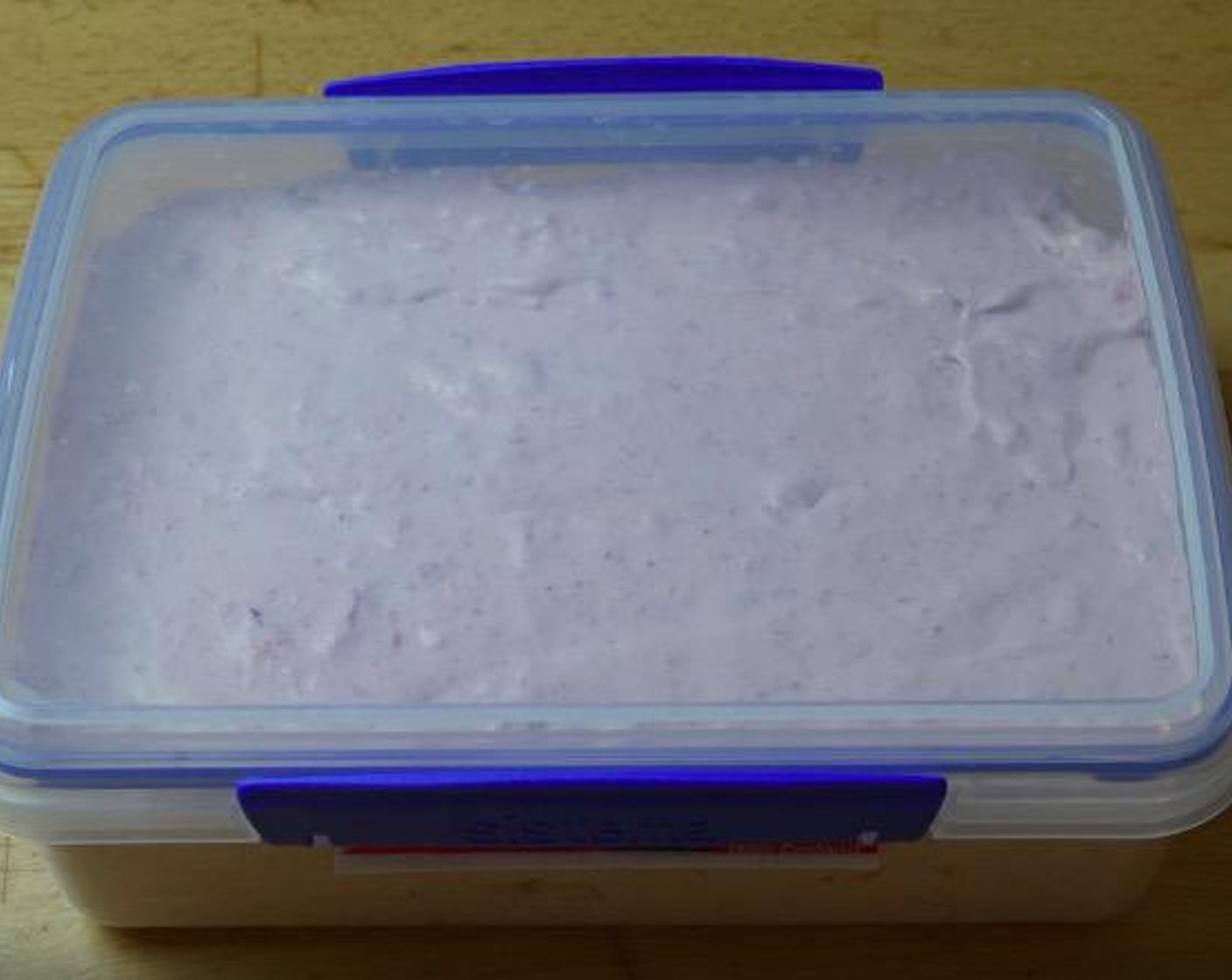step 4 Transfer the ice cream mixture into a freezer-safe container with an airtight lid. Let it set in the freezer overnight.