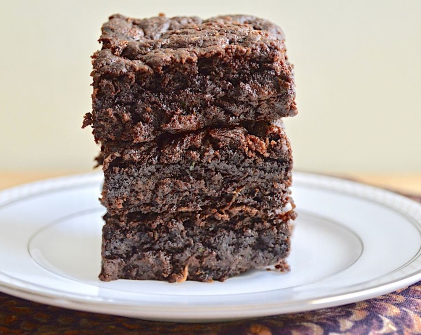 Fudgy Zucchini Brownies