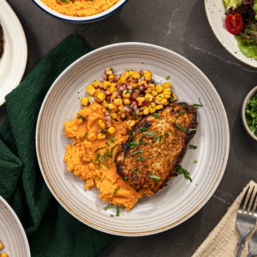 Cajun Chicken with Sweet Potato Mash Recipe | SideChef