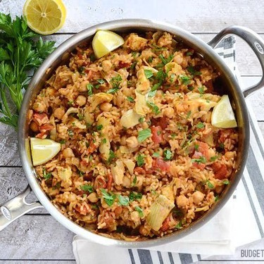 Spanish Chickpeas and Rice Recipe | SideChef