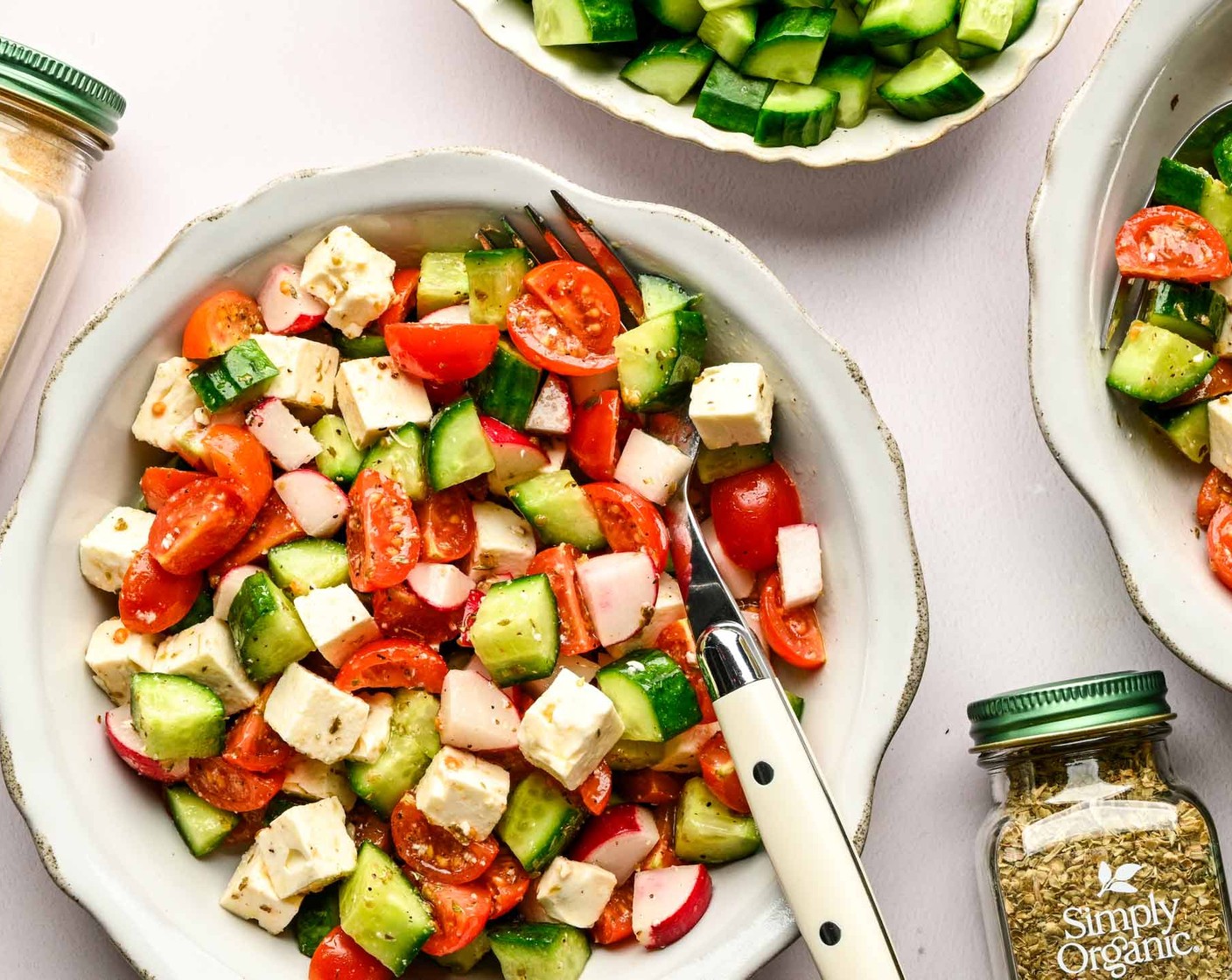 Mediterranean-Style Cucumber Salad