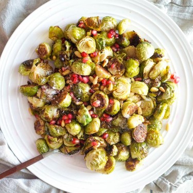 Roasted Brussels Sprouts with Pomegranate Recipe | SideChef