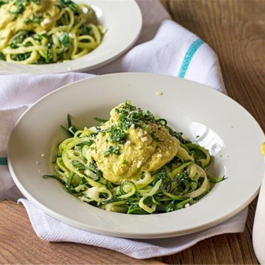 Zucchini Fettuccine and Cauliflower Alfredo Recipe | SideChef