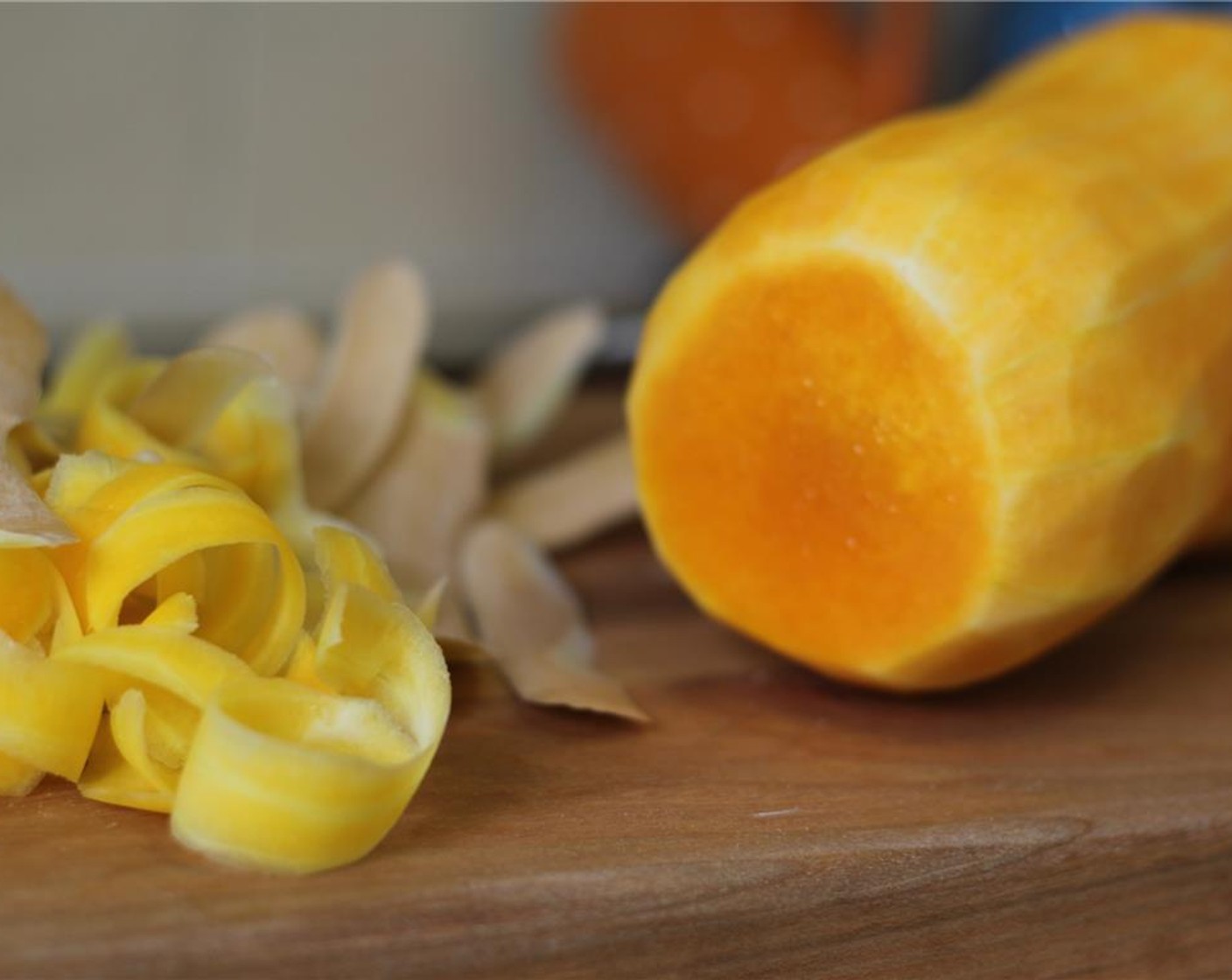 step 2 Peel the skin of the Butternut Squash (1).