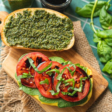 Vegan Caprese Sandwich Recipe | SideChef