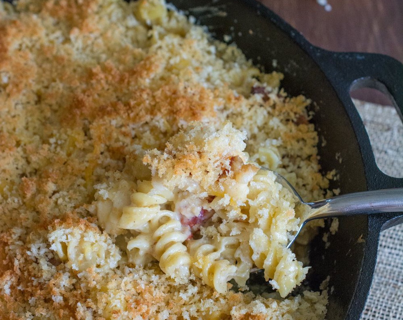 step 10 Bake for about 30 minutes, or until the breadcrumbs are golden brown. Enjoy!