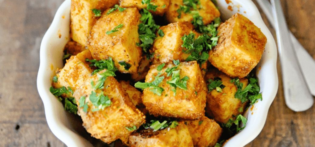 OvenRoasted Tofu with Spanish Paprika and Parsley Recipe SideChef