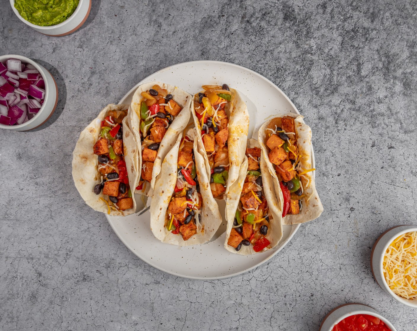 Sheet-Pan Sweet Potato Tacos