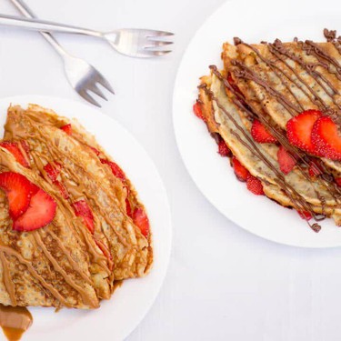 Amazing Strawberry Nutella & Biscoff Crepes Recipe | SideChef