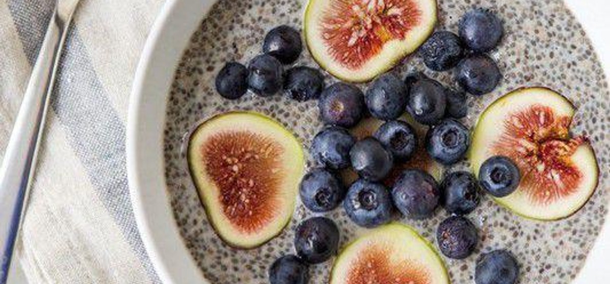 Fig & Blueberry Chia Pudding Recipe | SideChef
