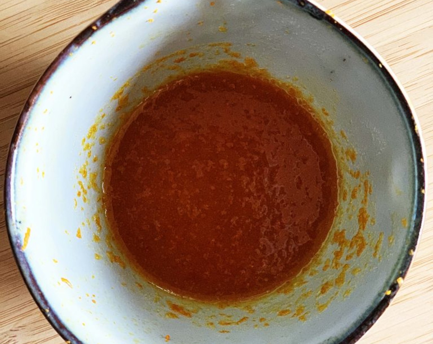 step 1 One day before starting to make the bread, in a bowl combine the zest of the Orange (1) and the Honey (1/2 tsp). Cover with plastic wrap and let it marinate overnight.