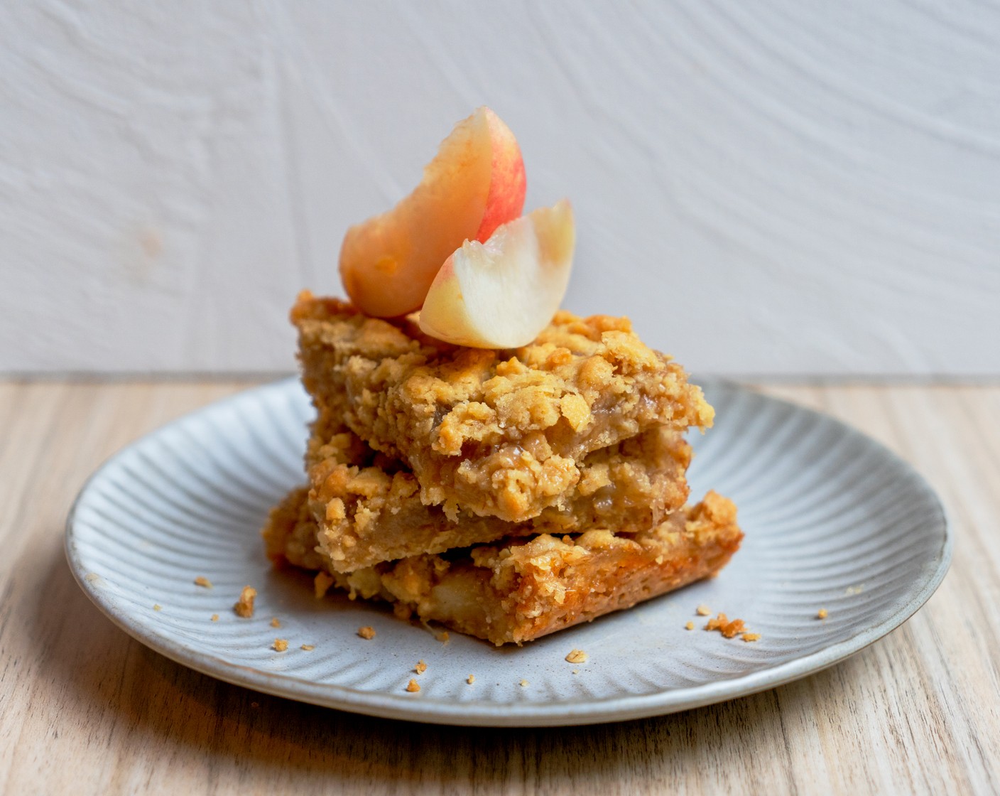 Peach and Ginger Jam Bars