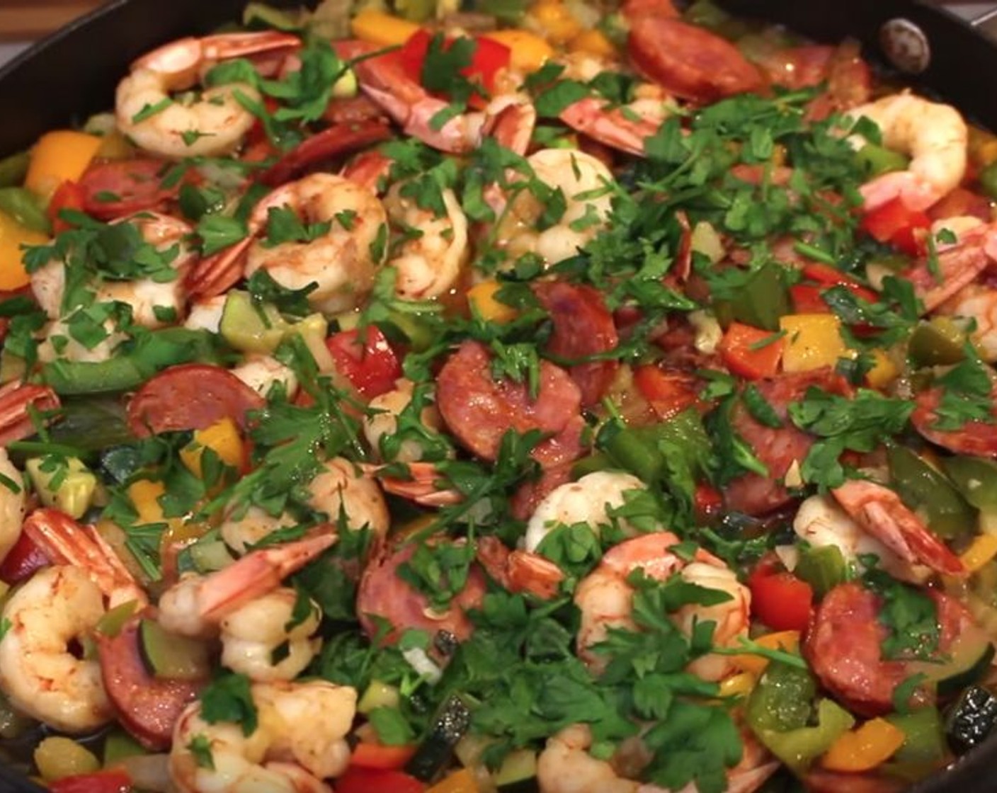 One-Pan Shrimp and Vegetable Skillet