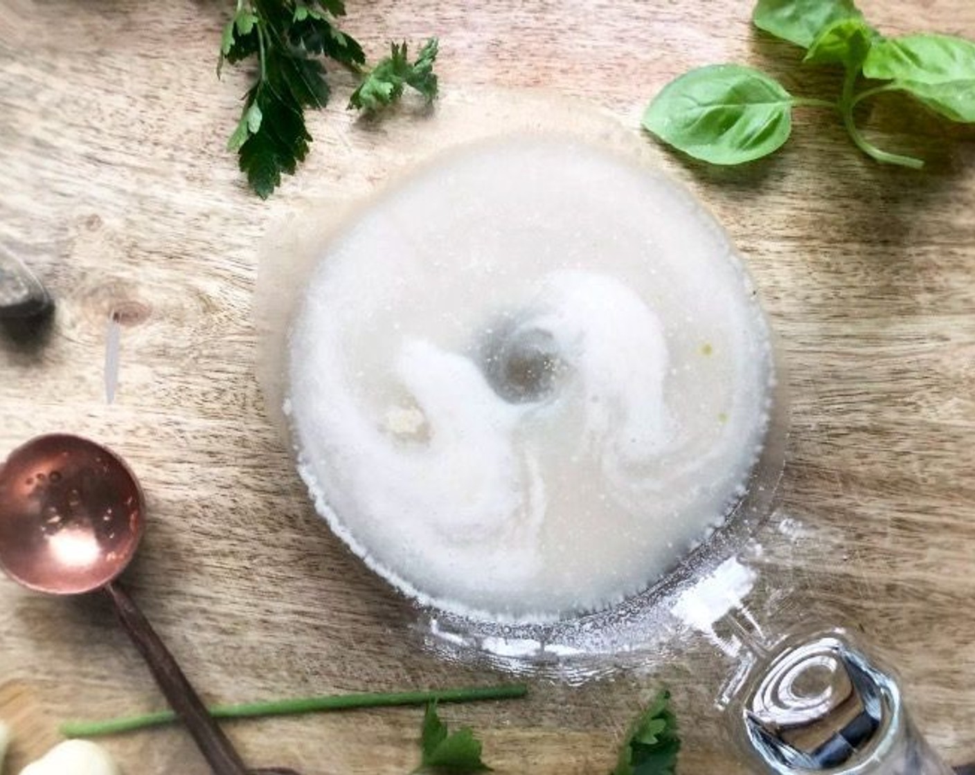 step 1 In the bowl of a stand mixer, combine the Water (1/4 cup) and Honey (1 Tbsp). Sprinkle with the Active Dry Yeast (3/4 tsp). Let sit for 10 minutes or until the mixture begins to bubble on top.