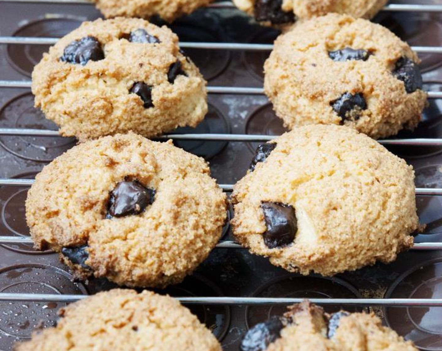 step 5 Bake for around 10-12 minutes. The cookies should be golden brown on top, and soft to the touch, not firm.