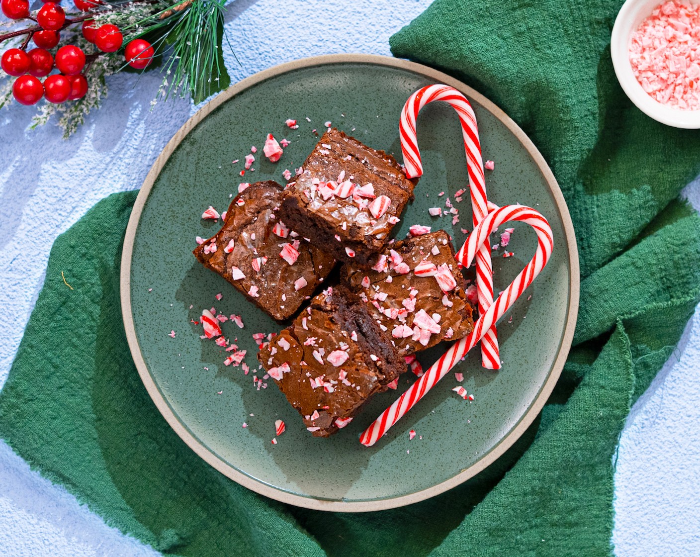 Easy Peppermint Brownies