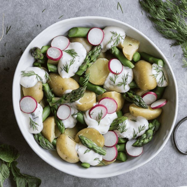Potato Salad with Lemon & Roasted Garlic MAIO Dressing Recipe | SideChef