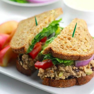 Cranberry Chickpea Salad Sandwich Recipe | SideChef