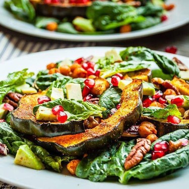 Moroccan Chickpeas and Roasted Squash Fall Salad Recipe | SideChef