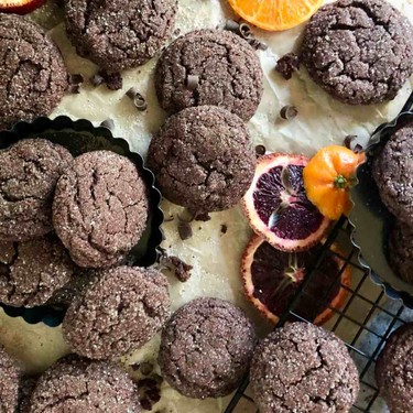Ultra-Dark Chocolate Crackle Cookies Recipe | SideChef