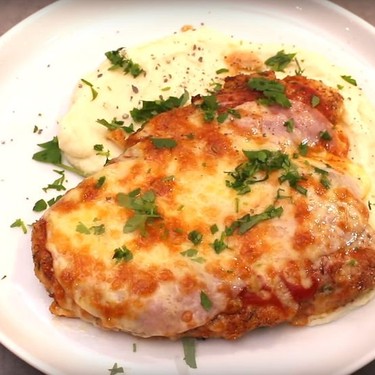 Keto Chicken Parmigiana with Cauliflower Mash Recipe | SideChef