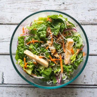 Asian Chicken Salad with Apple Cider Vinaigrette Recipe | SideChef
