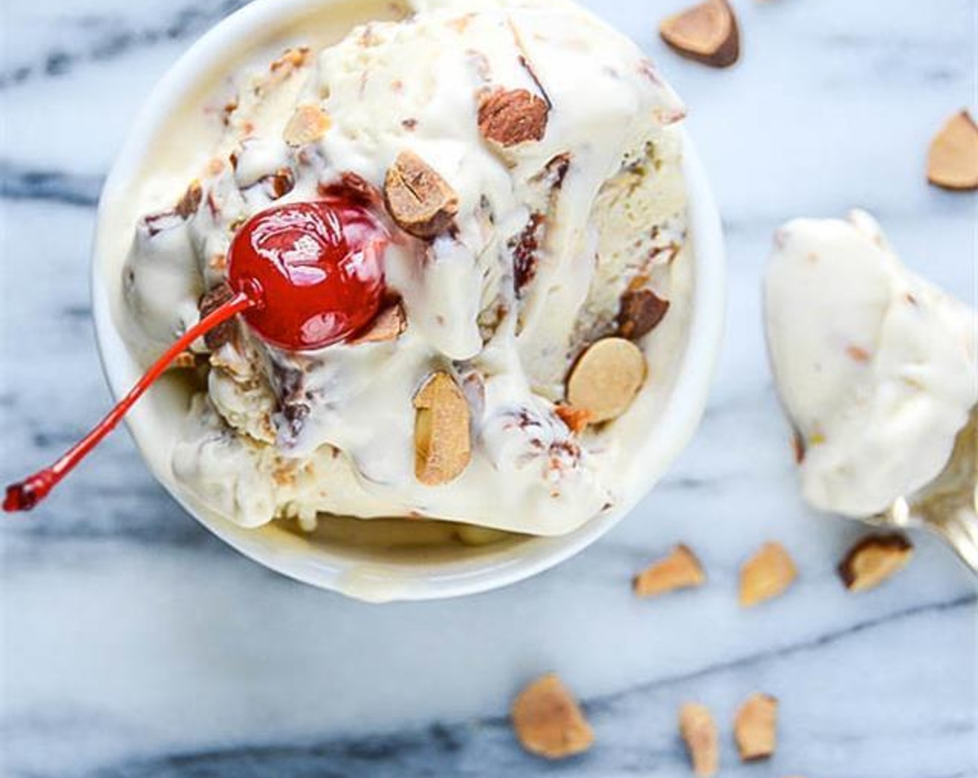 Cherry Amaretto Crunch Ice Cream