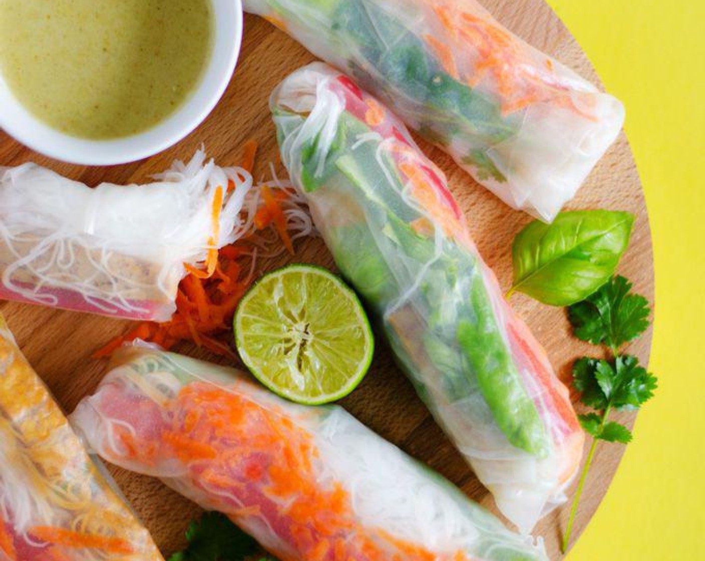 Thai Green Curry Spring Rolls