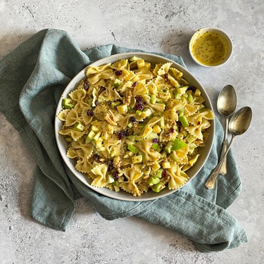 Potluck Pasta Salad with Apple, Walnuts, Celery, Dried Cranberries & Cheddar Recipe | SideChef